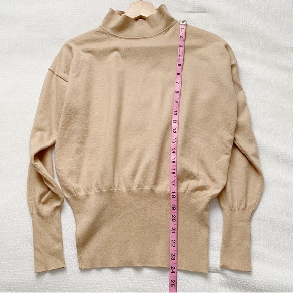 Camel Soft Mock Turtleneck Knit Top - Picture 4 of 11